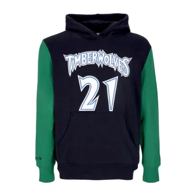 Mitchell & Ness Men's Hoodie Nba Fashion Fleece Hoodie 1997 No 21 Kevin Garnett Hardwood Classics Mintim Original Te In Original Team Colors