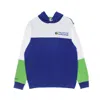 Mitchell & Ness Men's Hoodie Nba Fusion Fleece 2.0 Hardwood Classics Atlhaw In Royal/white