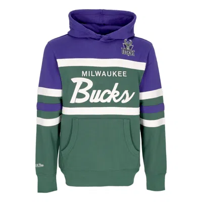 Mitchell & Ness Men's Hoodie Nba Head Coach Hoodie Milbuc Original Team Colors