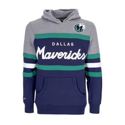 Mitchell & Ness Men's Hoodie Nba Headcoach Hoodie Hardwood Classics Dalmav Navy