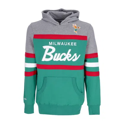 Mitchell & Ness Men's Hoodie Nba Headcoach Hoodie Hardwood Classics Milbuc In Dark Green