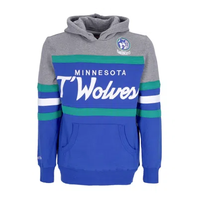 Mitchell & Ness Men's Hoodie Nba Headcoach Hoodie Hardwood Classics Mintim In Royal