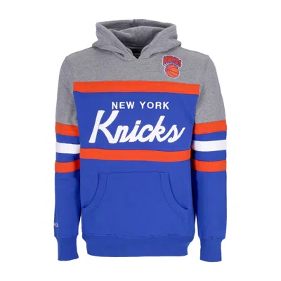 Mitchell & Ness Men's Hoodie Nba Headcoach Hoodie Hardwood Classics Neykni Royal