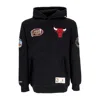 Mitchell & Ness Men's Hoodie Nba Hometown Fleece Hoodie Chibul Black In Black