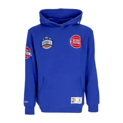MITCHELL & NESS MEN'S HOODIE NBA HOMETOWN FLEECE HOODIE DETPIS ROYAL