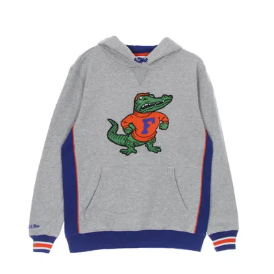 Mitchell & Ness Men's Hoodie Ncaa Pinnacle Heavyweight Fleece Hoodie Flogat Royal/orange