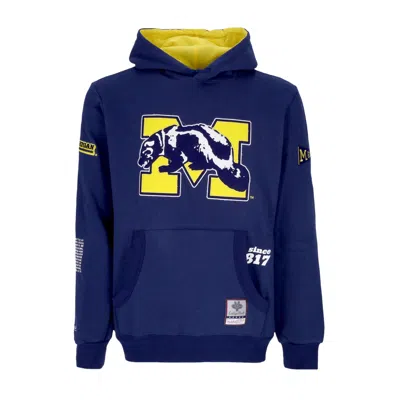 Mitchell & Ness Men's Hoodie Ncaa Team Origins Fleece Hoodie Micwol Navy