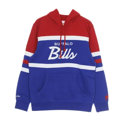 Mitchell & Ness Men's Hoodie Nfl Head Coach Hoody Bufbil Original Team Colors