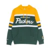 Mitchell & Ness Men's Hoodie Nfl Head Coach Hoody Grepac In Original Team Colors