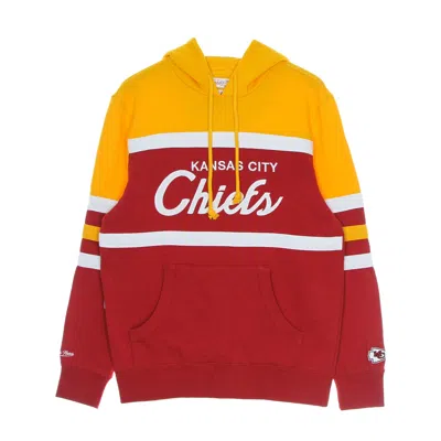 Mitchell & Ness Men's Hoodie Nfl Head Coach Hoody Kanchi Gold/red