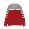Mitchell & Ness Men's Hoodie Nfl Head Coach Hoody Kanchi Grey/red In Grey/red