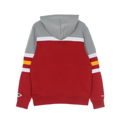 Mitchell & Ness Men's Hoodie Nfl Head Coach Hoody Kanchi Grey/red