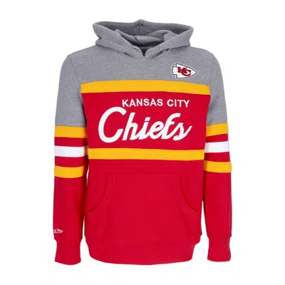 Mitchell & Ness Men's Hoodie Nfl Headcoach Hoodie Kanchi Scarlet