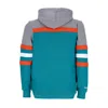 Mitchell & Ness Men's Hoodie Nfl Headcoach Hoodie Miadol Dark Teal In Dark Teal