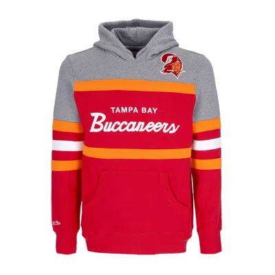 Mitchell & Ness Men's Hoodie Nfl Headcoach Hoodie Tambuc Scarlet