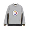 Mitchell & Ness Men's Hoodie Nfl Pinnacle Heavyweight Fleece Hoodie Pitste Gray Heather/original Team Colors In Grey Heather/original Team Colors