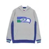 Mitchell & Ness Men's Hoodie Nfl Pinnacle Heavyweight Fleece Hoodie Seasea In Grey Heather/original Team Colors