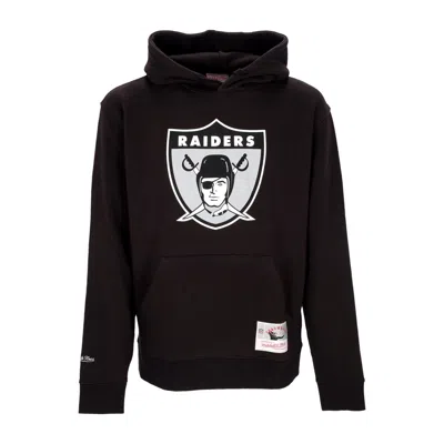 Mitchell & Ness Men's Hoodie Nfl Team Logo Hoodie Upd Oakrai Black