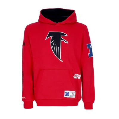Mitchell & Ness Men's Hoodie Nfl Team Origins Fleece Hoodie Atlfal Scarlet