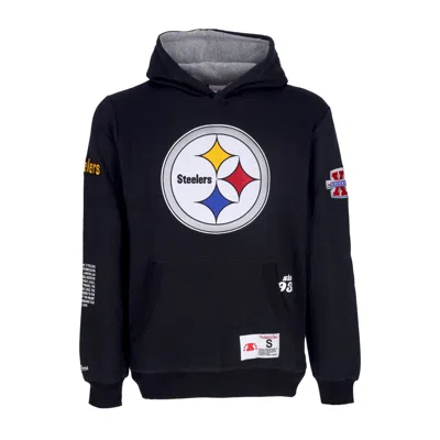 Mitchell & Ness Men's Hoodie Nfl Team Origins Fleece Hoodie Pitste Black