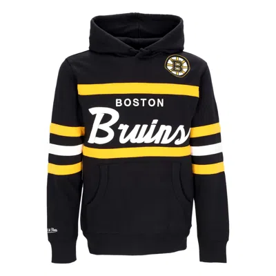 Mitchell & Ness Men's Hoodie Nhl Head Coach Hoodie Bosbru Original Team Colors