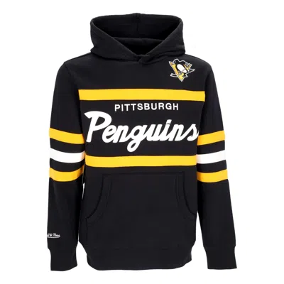 Mitchell & Ness Men's Hoodie Nhl Head Coach Hoodie Pitpen Original Team Colors