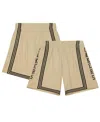 Mitchell & Ness Men's Khaki Los Angeles Lakers 1996-97 Hardwood Classics Swingman Shorts In Neutral