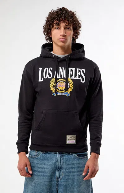 Mitchell & Ness Men's La Lakers Trustee Hoodie In Black