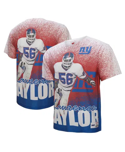 Mitchell & Ness Walter Payton Gray Chicago Bears Burst Retired Player T-shirt In Blue