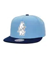 Mitchell & Ness Men's Light Blue Chicago Cubs Cooperstown Collection Basic Flip Snapback Hat In Blue