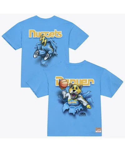 Mitchell & Ness Men's Light Blue Denver Nuggets Breakthrough T-shirt In Multi