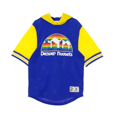 Mitchell & Ness Men's Lightweight Hoodie Short Sleeve Nba Buzzer Beater Mesh Hoody Hardwood Classics Dennug Original In Original Team Colors