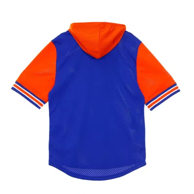 Mitchell & Ness Men's Lightweight Hoodie Short Sleeve Nba Buzzer Beater Mesh Hoody Hardwood Classics Neykni Original In Original Team Colors