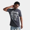MITCHELL AND NESS MITCHELL AND NESS MEN'S LOS ANGELES KINGS NHL CREASE LIGHTNING GRAPHIC T-SHIRT