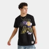 Mitchell And Ness Men's Los Angeles Lakers Nba Maxed Out Graphic T-shirt In Black