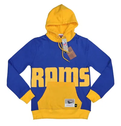 Mitchell & Ness Men's Los Angeles Rams Nfl Throwbacks Hoodie Sweatshirt In Blue