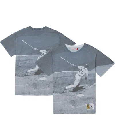 Mitchell & Ness Men's Mark Mcgwire St. Louis Cardinals Cooperstown Collection Highlight Sublimated Player Graphic T- In Gray