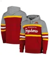 Mitchell & Ness Men's  Garnet Florida State Seminoles Head Coach Pullover Hoodie In Red
