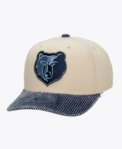 Mitchell & Ness Men's Memphis Grizzlies Pro Crown Washed-corduroy Snapback Baseball Cap In Brown