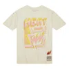 Mitchell & Ness Men's Miami Heat T-shirt In Cream In Neutral