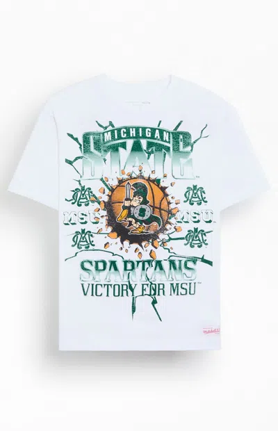 Mitchell & Ness Men's Michigan State Spartans T-shirt In White