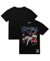 Mitchell & Ness Men's Mike Piazza Black New York Mets 2000 Subway Series 25th Anniversary Power T-shirt In Black