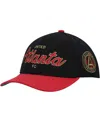 Mitchell & Ness Men's  Black Atlanta United Fc Team Script 2.0 Stretch Snapback Hat In Black