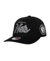 Mitchell & Ness Men's  Black Brooklyn Nets Mvp Team Script 2.0 Stretch-snapback Hat In Black