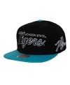 Mitchell & Ness Men's  Black Jackson State Tigers Team Script 2.0 Snapback Hat In Black