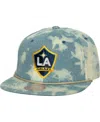Mitchell & Ness Men's  Blue La Galaxy Acid Wash Snapback Hat In Blue