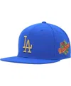 Mitchell & Ness Men's  Blue Los Angeles Dodgers Champ'd Up Snapback Hat In Blue