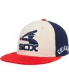 Mitchell & Ness Men's  Cream, Red Chicago White Sox Home Field Fitted Hat In Cream,red