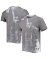 Mitchell & Ness Men's  Clyde Drexler Gray Houston Rockets Above The Rim Sublimated T-shirt In Gray
