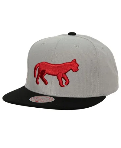 Mitchell & Ness Men's  Gray Detroit Tigers Cooperstown Collection Away Snapback Hat
